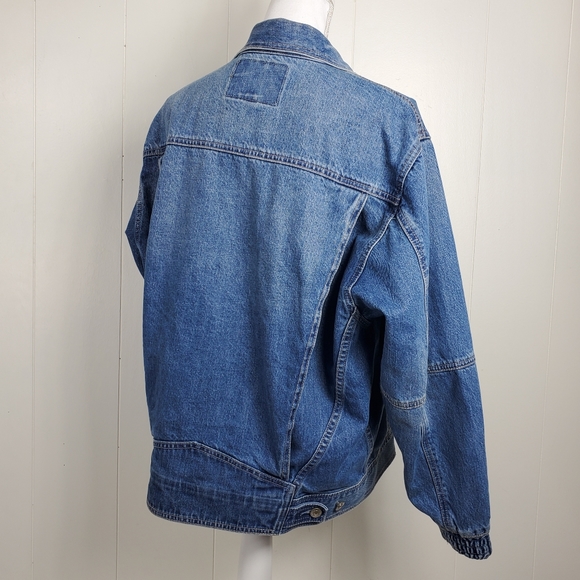 American Eagle jeans vintage style medium jean buttonup coat - Picture 10 of 14